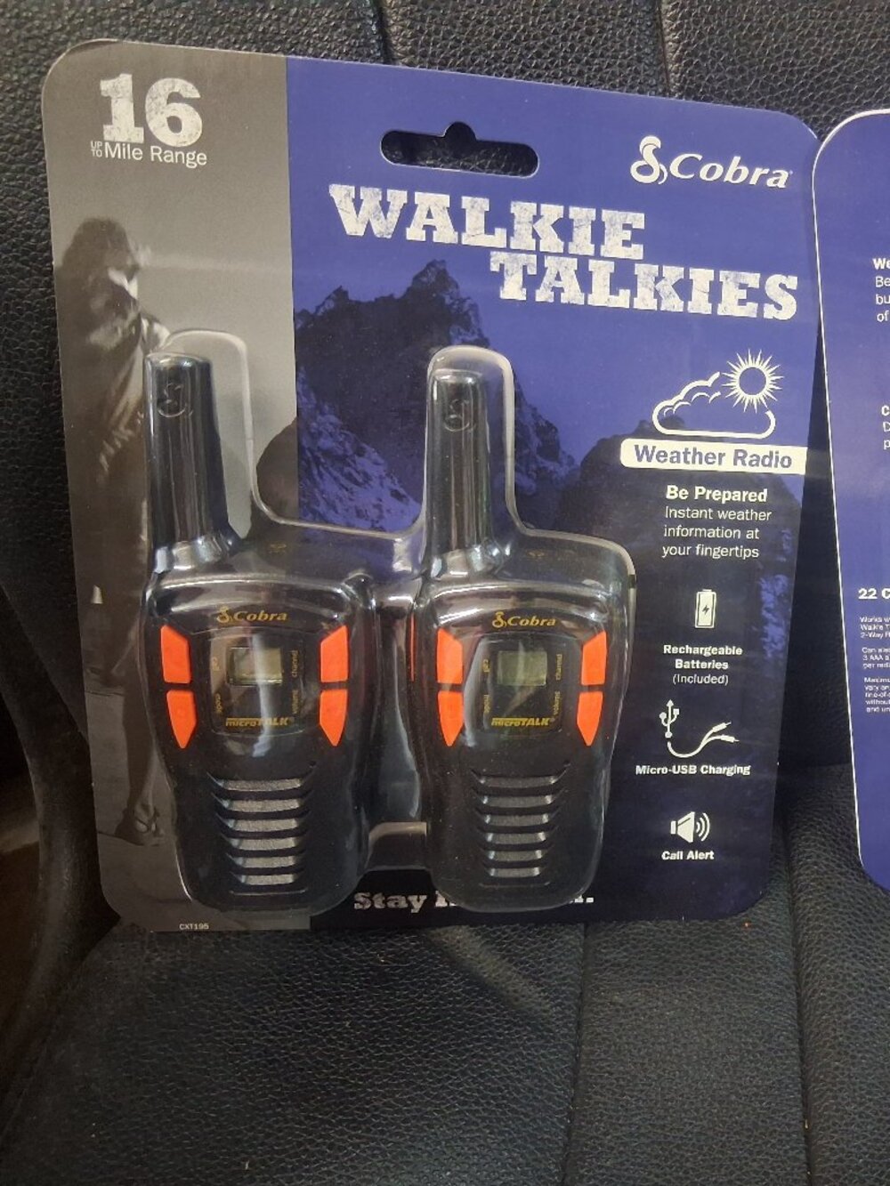 NIB COBRA 2 WAY RADIOS